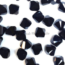 Load image into Gallery viewer, Swarovski Crystal, #5328 Bicone Beads 3mm, JET, Wholesale Packs - BeadPrism