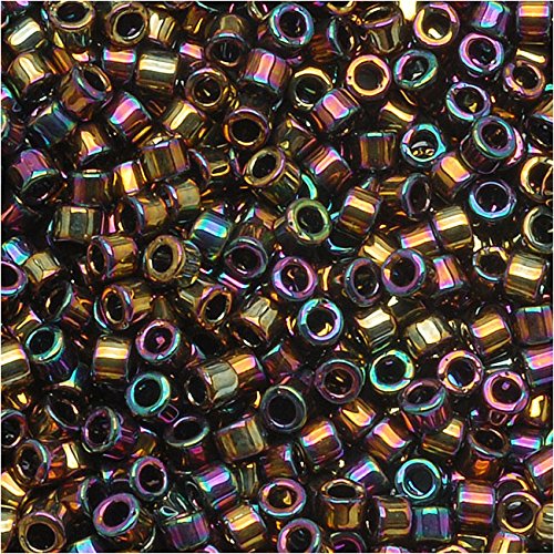 Pack of 50 gram METTALIC LT BRONZE IRIS Miyuki Delicas 11/0 Seed Beads Wholesale - BeadPrism
