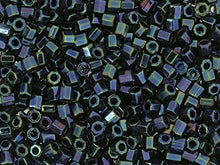 Load image into Gallery viewer, Pack of 50 gram 8/0 BLUE IRIS  HEX CUT Miyuki Delicas Seed Beads Wholesale - BeadPrism