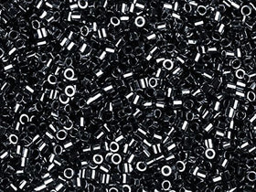 Pack of 50 gram GUNMETAL - Miyuki 15/0 Delicas Seed Beads Wholesale - BeadPrism