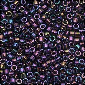 Pack of 50 gram PURPLE IRIS - Miyuki 15/0 Delicas Seed Beads Wholesale - BeadPrism