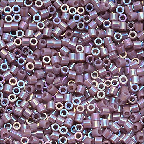 Pack of 50 gram Opaque LILAC AB - Miyuki 15/0 Delicas Seed Beads Wholesale - BeadPrism