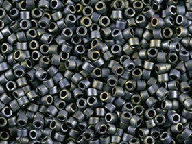 Pack of 50 gram MATT METTALIC SILVER GREY  Miyuki Delicas 11/0 Seed Beads Wholesale - BeadPrism