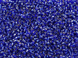 Pack of 50 gram SILVER LINED SAPHIRE - Miyuki Delicas 11/0 Seed Beads Wholesale