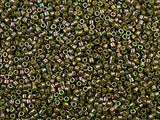 Pack of 50 gram OLIVE AB - Miyuki Delicas 11/0 Seed Beads Wholesale