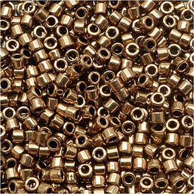 Pack of 50 gram METALLIC Bronze - Miyuki 15/0 Delicas Seed Beads Wholesale - BeadPrism