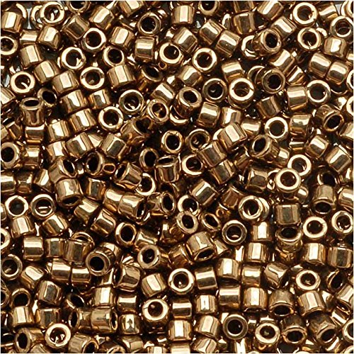 Pack of 50 gram METALLIC Bronze - Miyuki 15/0 Delicas Seed Beads Wholesale - BeadPrism