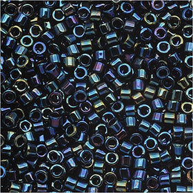 Pack of 50 gram BLUE IRIS - Miyuki 15/0 Delicas Seed Beads Wholesale - BeadPrism