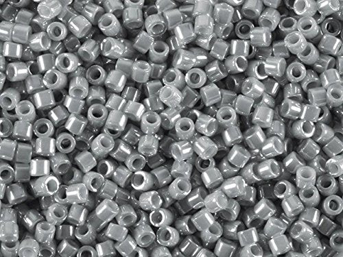 Pack of 50 gram CEYLON GREY - Miyuki 15/0 Delicas Seed Beads Wholesale - BeadPrism