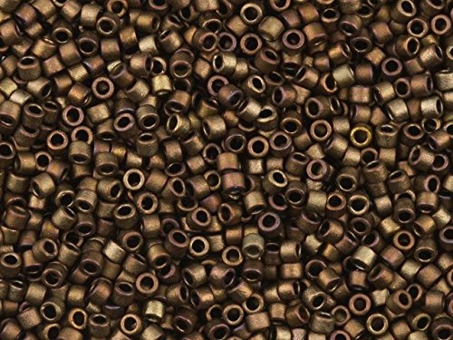 Pack of 50 gram MATTE METALLIC - Miyuki Delicas 11/0 Seed Beads Wholesale - BeadPrism
