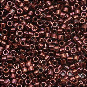 Pack of 50 gram METALLIC Raspberry - Miyuki 15/0 Delicas Seed Beads Wholesale - BeadPrism