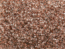 Load image into Gallery viewer, Pack of 50 gram COPPER LINED CRYSTAL  Miyuki Delicas 11/0 Seed Beads Wholesale - BeadPrism