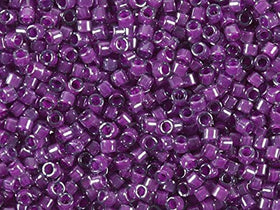 Pack of 50 gram LNED PALE BL/MAGENTA - Miyuki Delicas 11/0 Seed Beads Wholesale - BeadPrism
