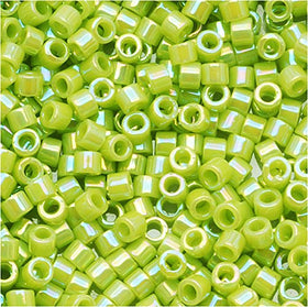 Pack of 50 gram OP CHARTREUSE AB  Miyuki Delicas 11/0 Seed Beads Wholesale - BeadPrism