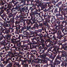 Load image into Gallery viewer, Pack of 50 gram Lavendar Blue Gold Luster - Miyuki 15/0 Delicas Seed Beads Wholesale - BeadPrism