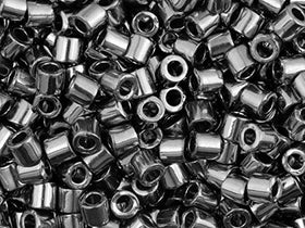 Pack of 50 gram STEEL - Miyuki 15/0 Delicas Seed Beads Wholesale - BeadPrism