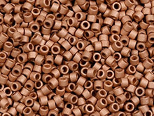 Load image into Gallery viewer, Pack of 50 gram MATTE COPPER PLATED  Miyuki Delicas 11/0 Seed Beads Wholesale - BeadPrism