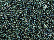 Load image into Gallery viewer, Pack of 50 gram METALLIC TEAL IRIS Miyuki Delicas 11/0 Seed Beads Wholesale - BeadPrism