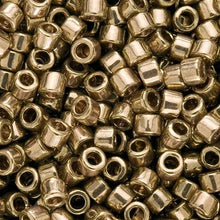 Load image into Gallery viewer, Pack of 50 gram METALLC LT BRONZE Miyuki Delicas 11/0 Seed Beads Wholesale - BeadPrism
