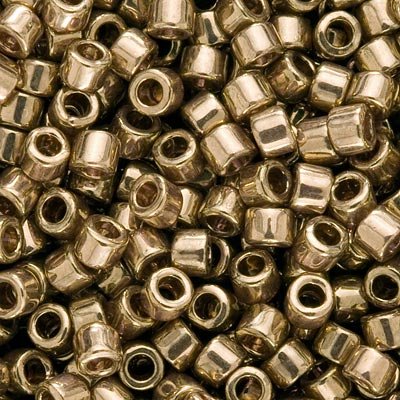 Pack of 50 gram METALLC LT BRONZE Miyuki Delicas 11/0 Seed Beads Wholesale - BeadPrism