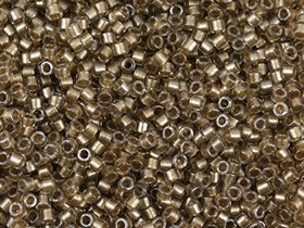 Pack of 50 gram SPARKLING LT.BRONZE  Miyuki Delicas 11/0 Seed Beads Wholesale - BeadPrism