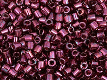 Load image into Gallery viewer, Pack of 50 gram Transparent Luster Red Metallic  Delicas 8/0 Seed Beads Wholesale - BeadPrism