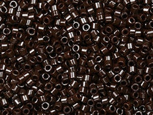 Load image into Gallery viewer, Pack of 50 gram OPAQUE CHOCOLATE BROWN - Miyuki Delicas 11/0 Seed Beads Wholesale - BeadPrism