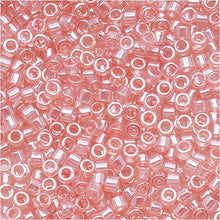 Load image into Gallery viewer, Pack of 50 gram TRANSP PINK Luster - Miyuki 15/0 Delicas Seed Beads Wholesale - BeadPrism