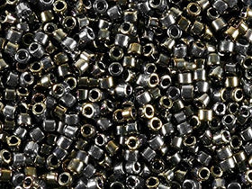 Pack of 50 gram GALVANIZED Tarnished Silver  Miyuki 15/0 Delicas Seed Beads Wholesale - BeadPrism