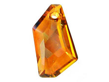 Load image into Gallery viewer, Swarovski 6670 De-Art Pendant - 18mm - Topaz