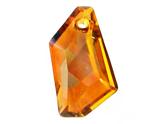 Swarovski 6670 De-Art Pendant - 18mm - Topaz