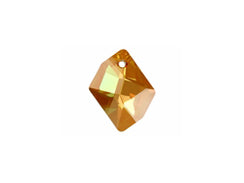 Crystal Copper  - 40mm Swarovski 6680 Cosmic Pendant