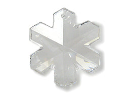 Crystal - 35mm Swarovski  Snowflake Pendant