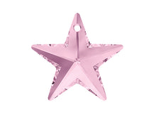 Load image into Gallery viewer, Swarovski 6714 Star Pendant - 20mm - Rosaline