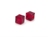 Wholesale Genuine Swarovski 5601 4mm SIAM Cube Beads, Choose Package Size