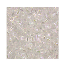 Load image into Gallery viewer, Pack of 50 gram CRYSTAL AB  Miyuki Delicas 11/0 Seed Beads Wholesale - BeadPrism