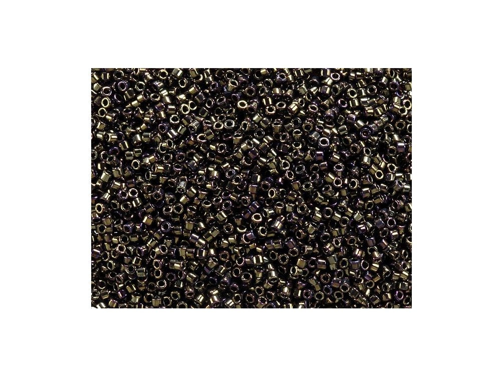 Pack of 50 gram BROWN IRIS  Miyuki Delicas 11/0 Seed Beads Wholesale - BeadPrism