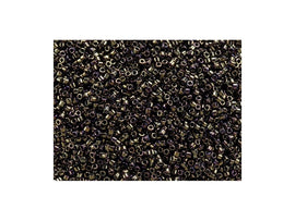 Pack of 50 gram BROWN IRIS  Miyuki Delicas 11/0 Seed Beads Wholesale - BeadPrism