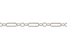 Load image into Gallery viewer, 14K White Gold - 'Long &amp; Short" Chain
