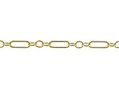 14K Gold - 'Long & Short' Chain