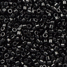 Load image into Gallery viewer, Pack of 50 gram BLACK Miyuki Delicas 11/0 Seed Beads Wholesale - BeadPrism