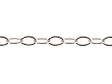 Load image into Gallery viewer, 14K White Gold - Flat Cable Chain