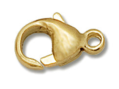 14K Gold - 11mm Oval Lobster with Ring