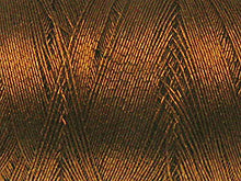 Load image into Gallery viewer, 490 Feet - Brown Metallic Thread Spool - BeadPrism