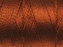 Load image into Gallery viewer, 490 Feet - Rust Metallic Thread Spool - BeadPrism