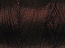 Load image into Gallery viewer, 490 Feet - Dark Brown Metallic Thread Spool - BeadPrism