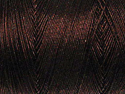 490 Feet - Dark Brown Metallic Thread Spool - BeadPrism