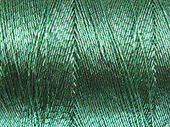 490 Feet - Teal Metallic Thread Spool - BeadPrism