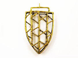 Large Arrowhead Pendants Antique Gold 3.5