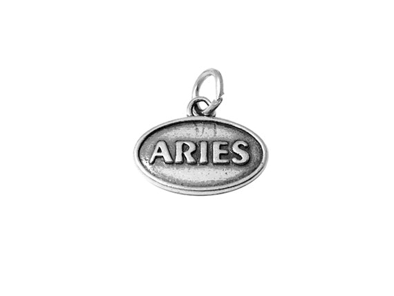 Zodiac Charms .925 Sterling Silver 14mm Horoscope Zodiac Signs Charms/Pendants - BeadPrism